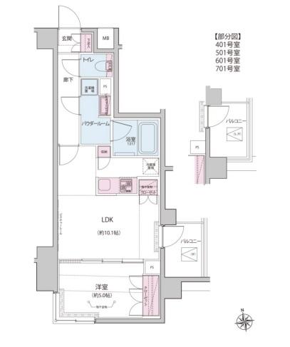 ALTERNA神楽坂II間取り図