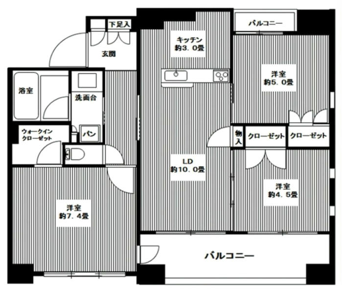 クリオ文京音羽間取り図
