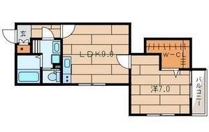 プランドール春日間取り図