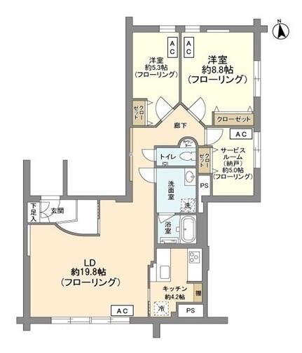 音羽ハウス間取り図