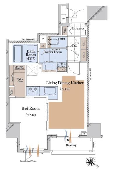 コンシェリア目白台　HILLSIDE SQUARE間取り図