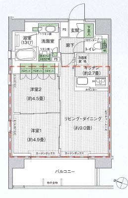 レーヴマニフィック本郷間取り図