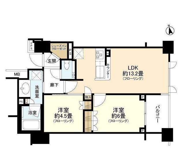 CREVIA文京関口間取り図