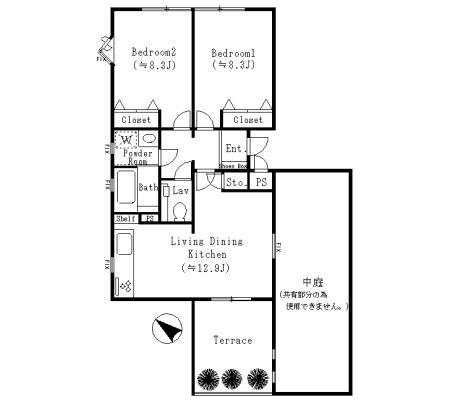 ドゥムール西片間取り図