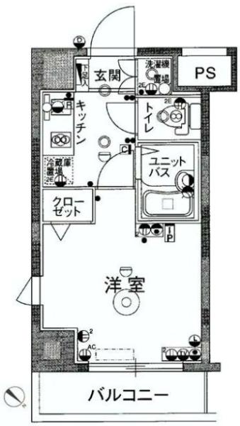 スカイコート東大前壱番館間取り図