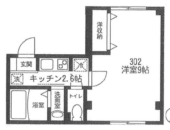 フェーヴ西片間取り図