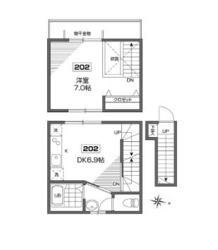 グランエッグス茗荷谷間取り図