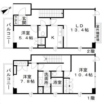小石川コート間取り図