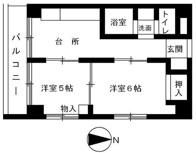 コーポラス81間取り図