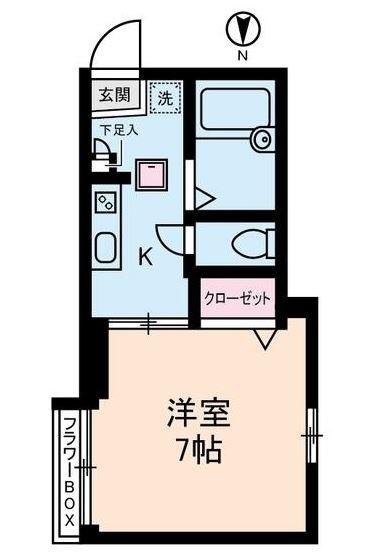 サルーテ白山間取り図