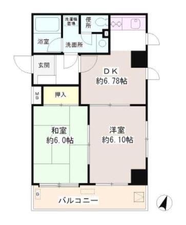 パーク・ノヴァ小石川間取り図