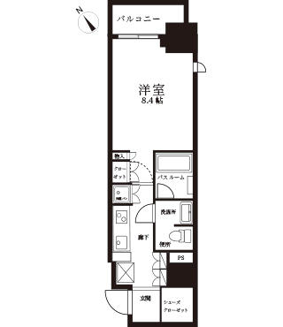 ソラリアン小日向　～SORALI-UN小日向～間取り図