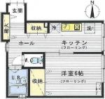 コリーヌ西片 間取り図