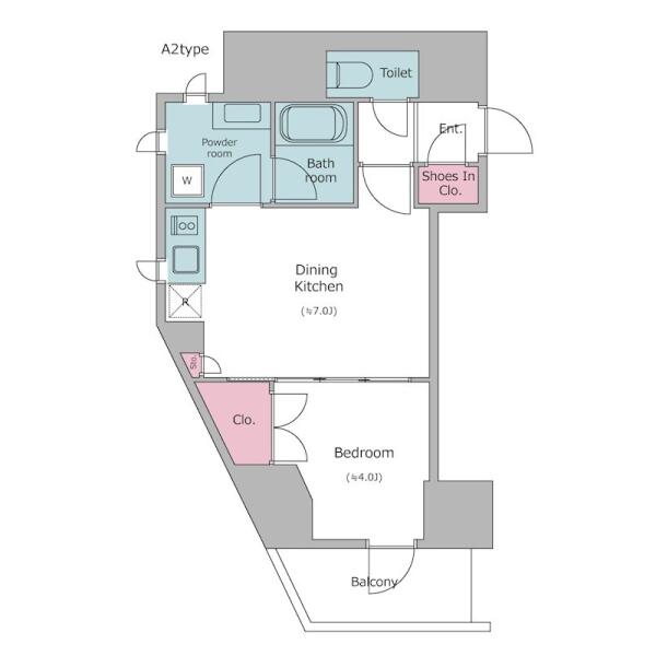 レジディア文京本郷IV間取り図