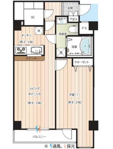 スカイコート神楽坂参番館間取り図