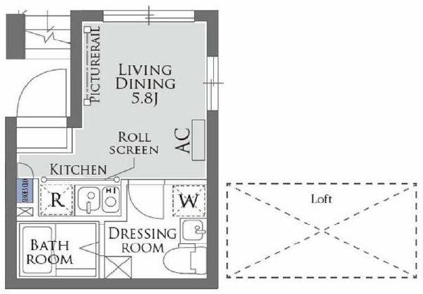 グランツ文京湯島間取り図