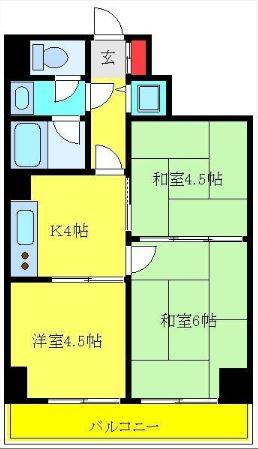 ライオンズマンション新大塚間取り図