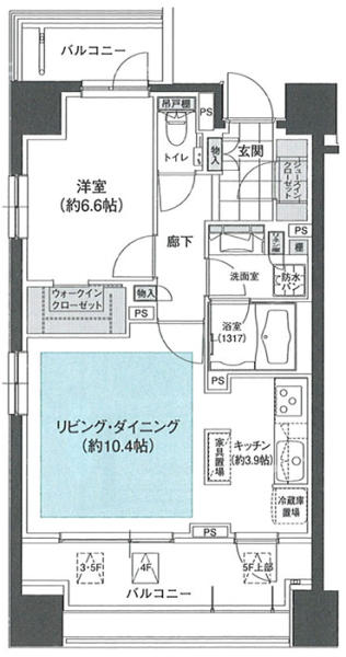 メゾンカルム本郷間取り図