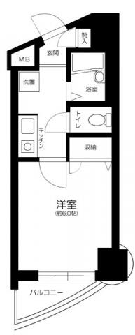 フォルトゥナ春日安藤坂間取り図