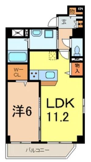 ルーチェ文京　～LuCe Bunkyo～ 303号室 間取り図