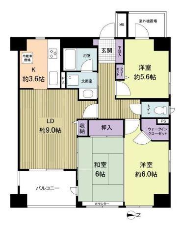 アストラル文京間取り図