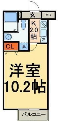 レジデンスCS間取り図