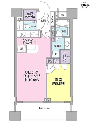 パークハウス千代田富士見間取り図