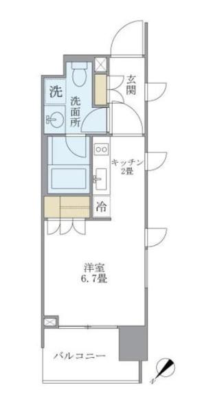 アパートメンツ千駄木間取り図