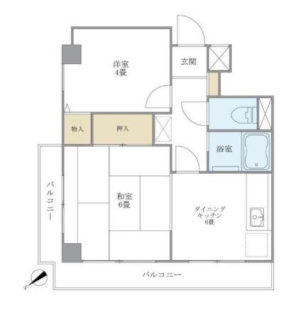 グランデュール六義園間取り図