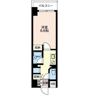 エスティメゾン神田間取り図