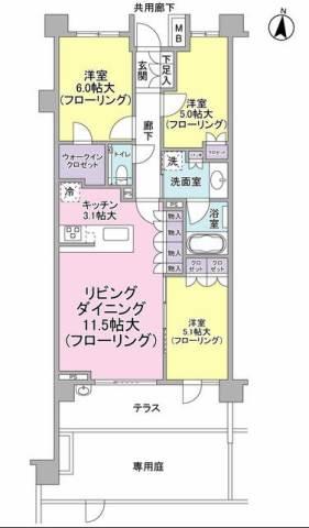 ブランズ文京護国寺間取り図