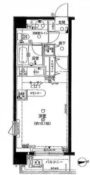 サンシティアヴァンツァーレ文京本郷間取り図