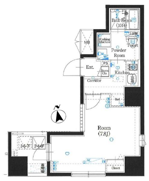 クレイシア上野間取り図