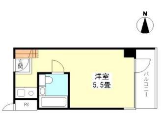 アネックス茗荷谷 808号室 間取り図