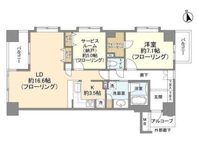 ベルメゾン文京白山間取り図