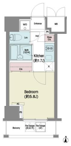 文京春日プラッツ間取り図