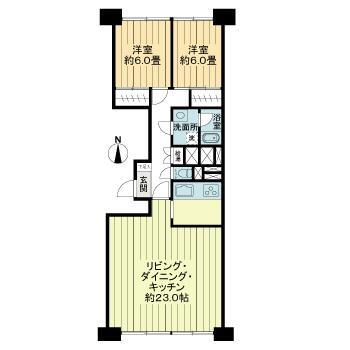 湯島ハイタウン　A棟間取り図