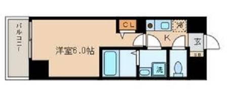 シエル白山B館間取り図