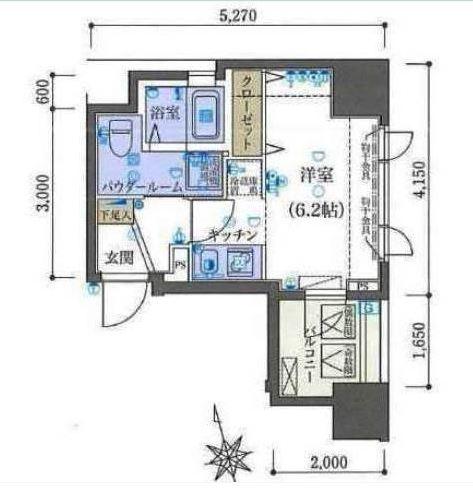リヴシティ文京本郷間取り図