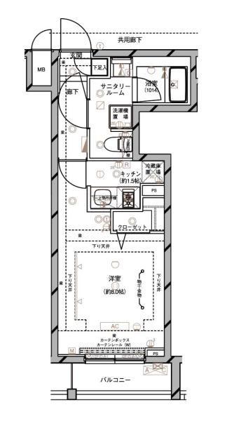 ステージグランデ文京白山間取り図