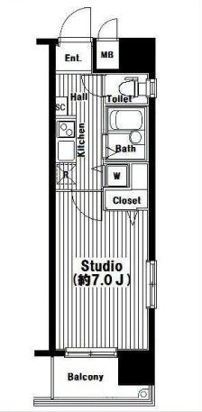 ガラ・ステージ新大塚間取り図
