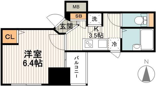 フォルトゥナ文京後楽園間取り図