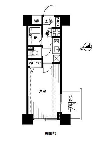 プレール文京WEST間取り図