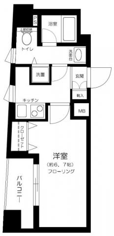 パレステュディオシンシア文京千石間取り図