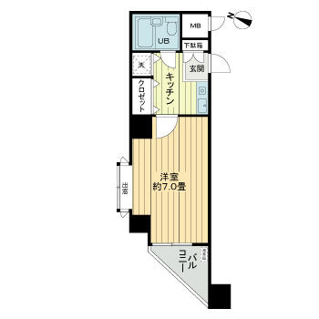 ライオンズプラザ白山間取り図