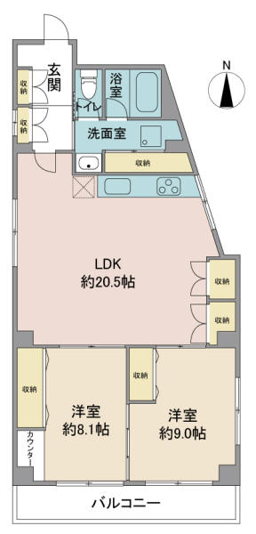 メゾン５間取り図