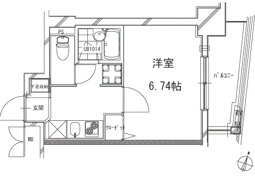 本郷エーワン東大前間取り図