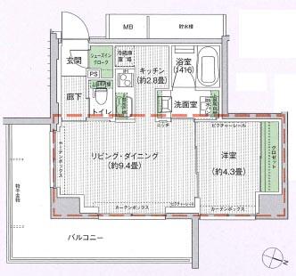 レーヴマニフィック本郷間取り図