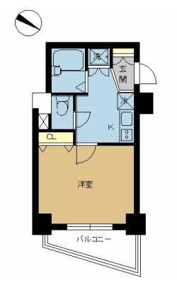 スカイコート後楽園壱番館 1003号室 間取り図