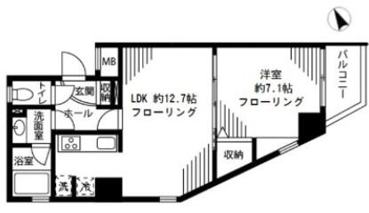 プリマヴェーラ小石川 403号室 間取り図